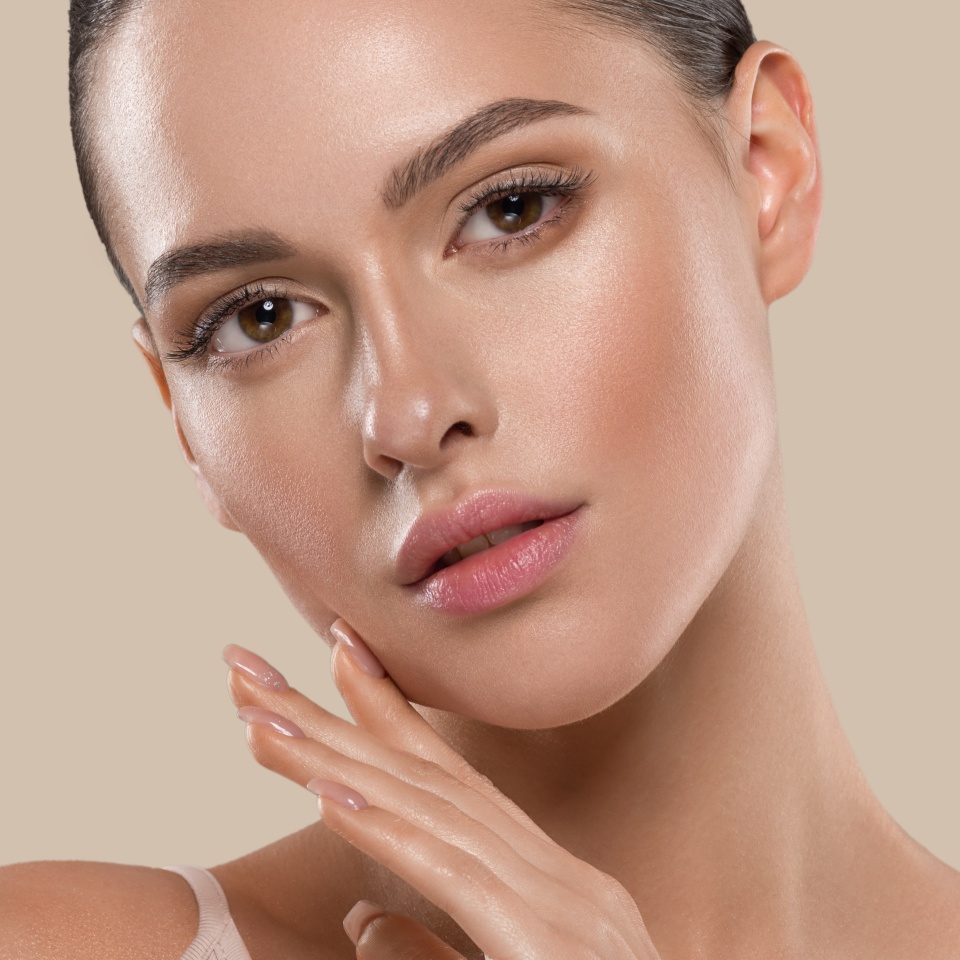 Beauty woman healthy beautiful skin care girl young model beautiful skin
